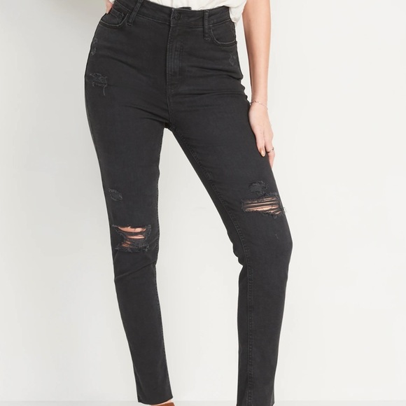 AE Extra High-Rise Stretchy Ripped Jeans - Picture 2 of 2